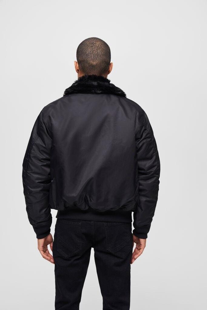 Winter Jacket Brandit MA2 Jacket Fur Collar (3175) Black