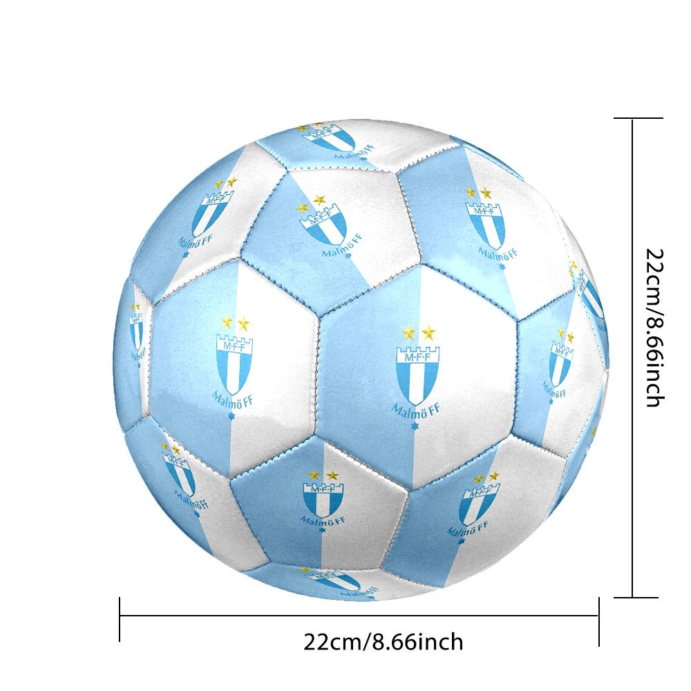 MFFSoccer Ball Colorful All Ages Machine Stitched PVC Competition Ready Durable High-Bounce