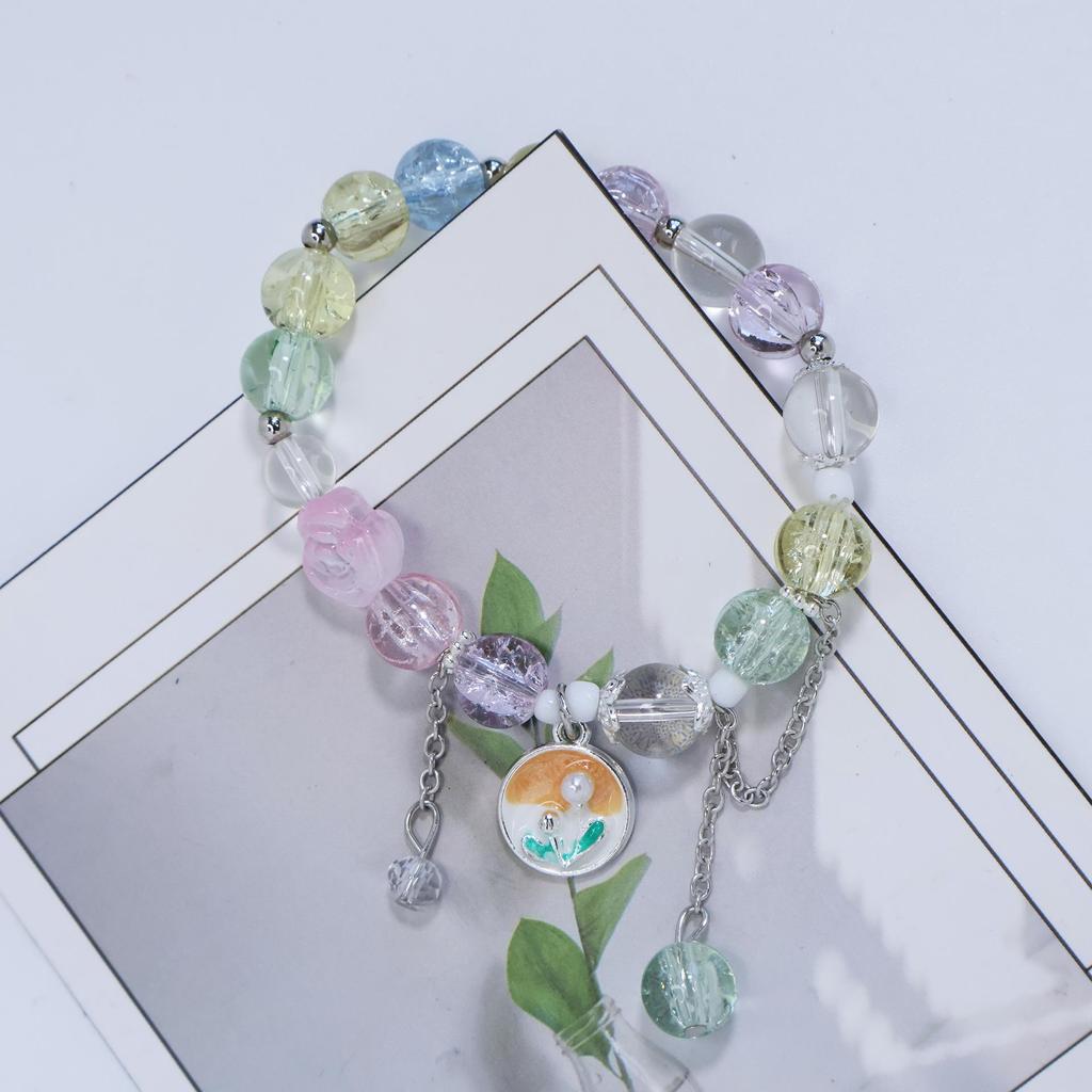 Mori Style Mermaid Crystal Bracelet – Versatile Niche Design for Women, Ideal for Students and Best Friends