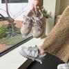 Niche Women's Autumn New Thick-soled Breathable Versatile Little White Shoes Retro Lightweight Casual Board Shoes