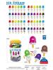 Montessori Popsicle Word & Color Matching Toy for Early Education