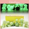 6pcs Smiski Luminous Action Figure Model Cartoon Elf Decorations Kids Gifts