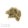 Ierse Wolfshond II - vergulde speldbroche, elegant hondenornament, unieke speld van het merk Art-Dog
