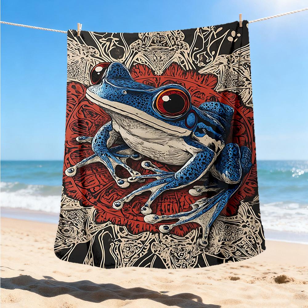 1pc Cancer Zodiac Outdoor Flannel Blanket, Cozy & Warm Soft Te Playful Design, Napping Camping, 80x120cm