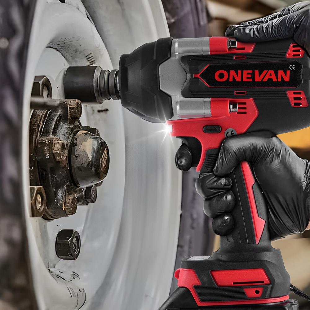 ONEVAN 588VF 700 N.M Dreiemoment Børsteløs Elektrisk Slagnøkkel 1/2 Tomme Børsteløs Slagnøkkel DTW700 Batteridrevet Verktøy For Makita 18v Batteri