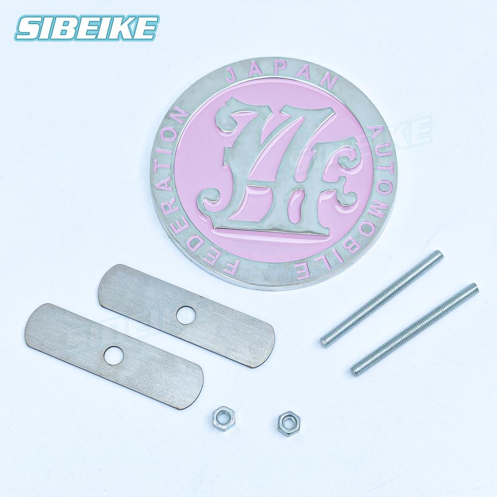 Accessories Car 3D Metal Decals Sticker Emblem Japan Automobile Federation Car Front Grill Badge Emblem