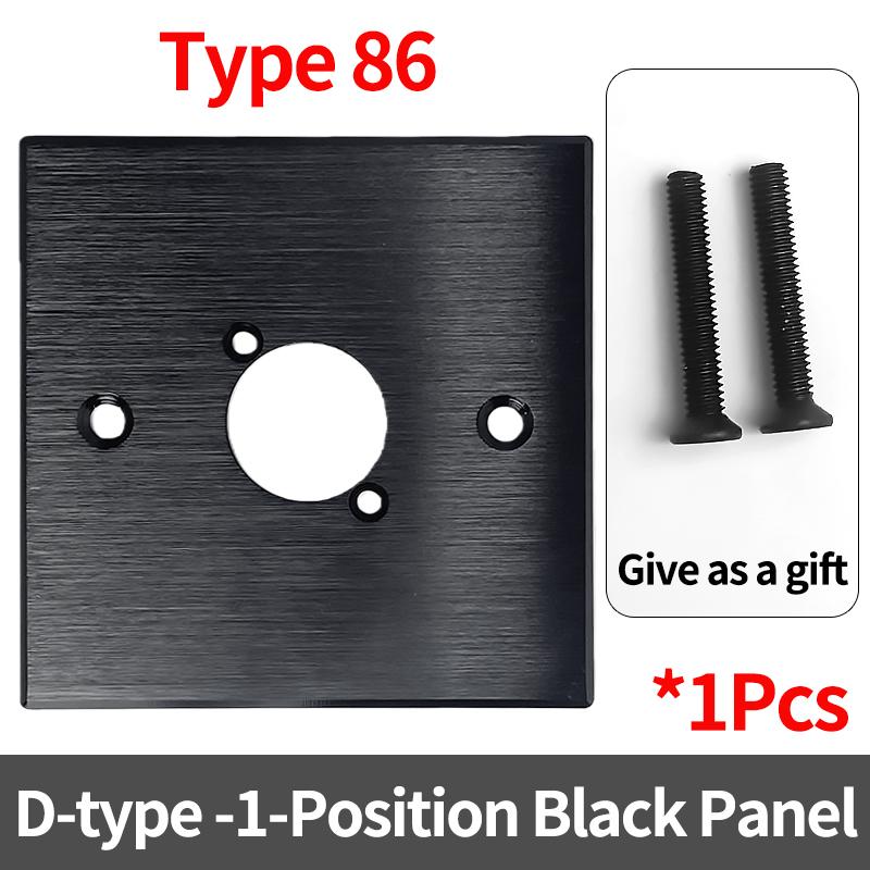 D-Type Panel Mount RJ45 Socket – CAT5e / CAT6 Ethernet Network Connector for Industrial Enclosure, Server Rack & Wall Box Wiring