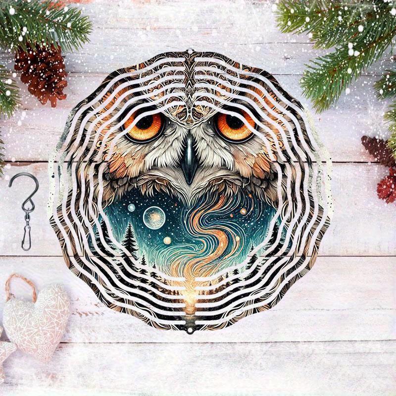 Spirala de Vânt Suspendată de 10 Inch cu Cârlig de 360 de Grade pentru Decor Balcon Grădină Primăvară Vară Decorațiune de Exterior