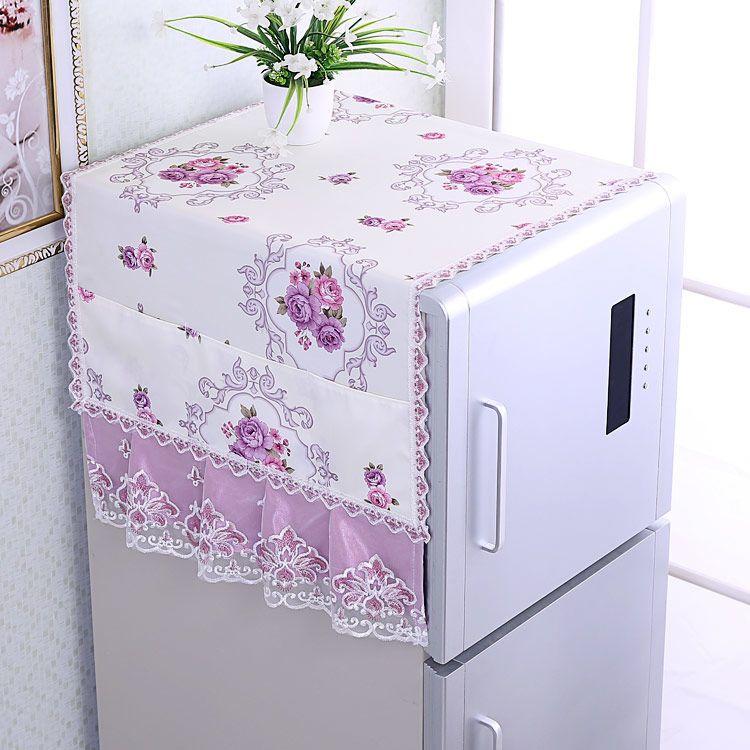 Refrigerator Single-door and Double-door Dust Cover, Refrigerator Cover Cloth, Refrigerator Towel, Washing Machine Cover, Multi-purpose Cover Cloth