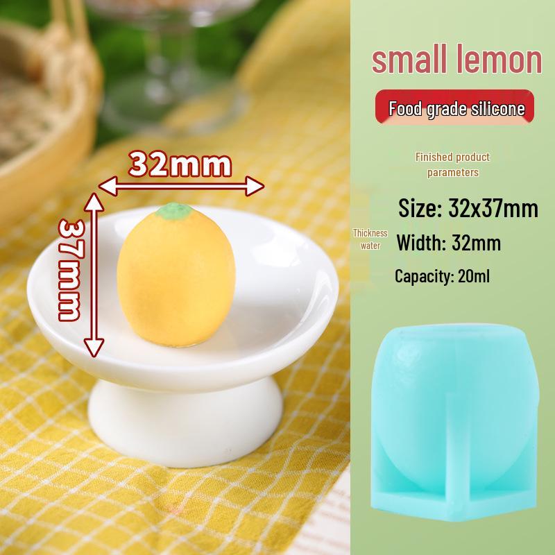 3D Mini Fruit Popsicle Mold - Mango, Peach, Lychee, Strawberry, Cantaloupe, Orange