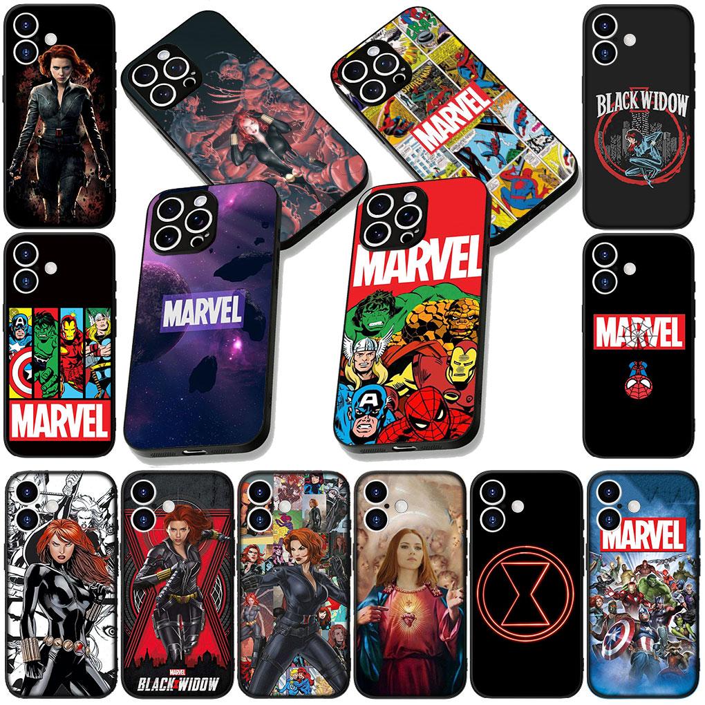 Comics Marvel Black Widow Casing Phone Cover for Huawei P30 P20 Mate 10 20 Lite Pro Y7 Y8S Y9A Y9 Prime P Smart 2019 Soft Case