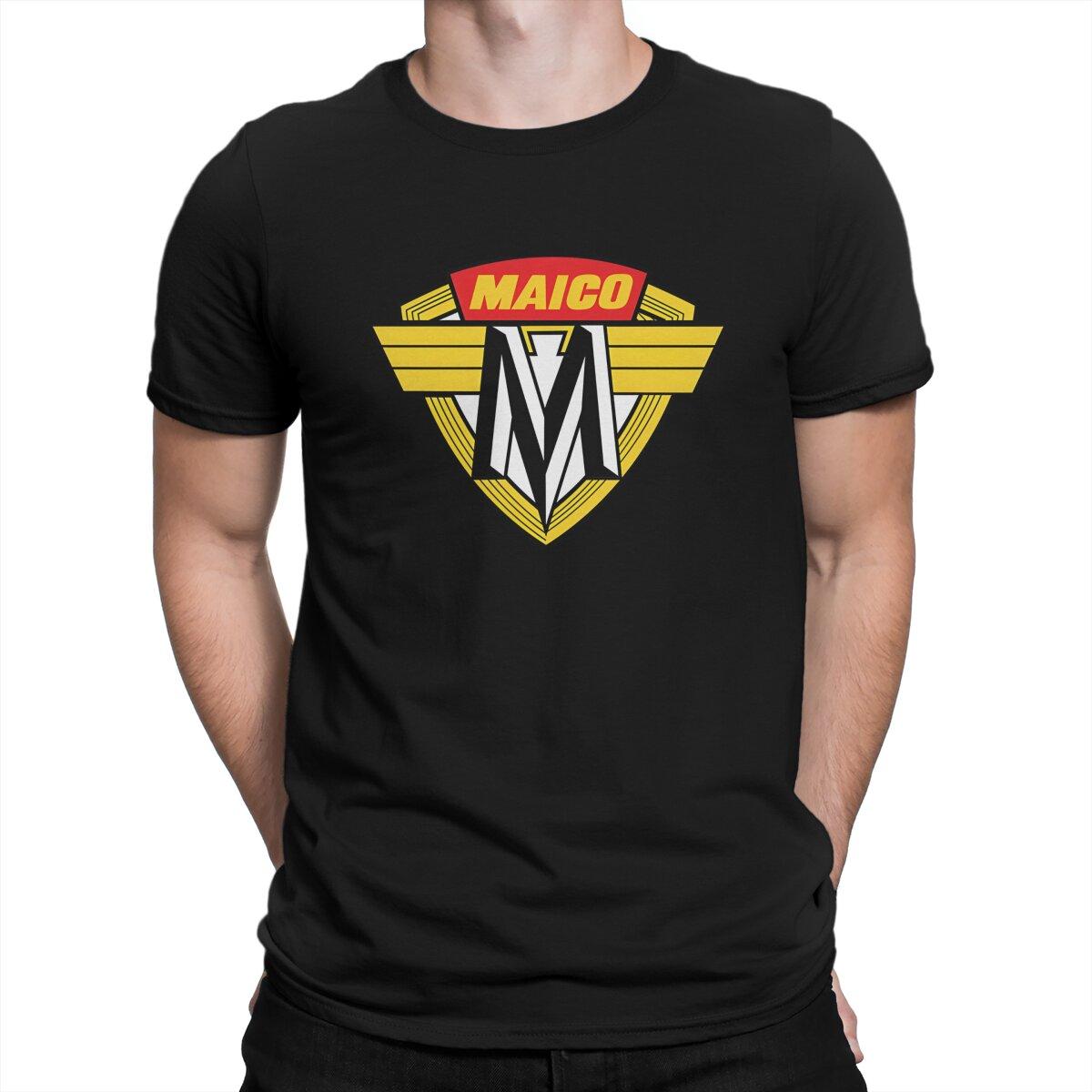

Funny Maico Logo T-Shirt for Men Crew Neck Cotton T Shirt Maico Short Sleeve Tees 4XL 5XL Clothes 4XL