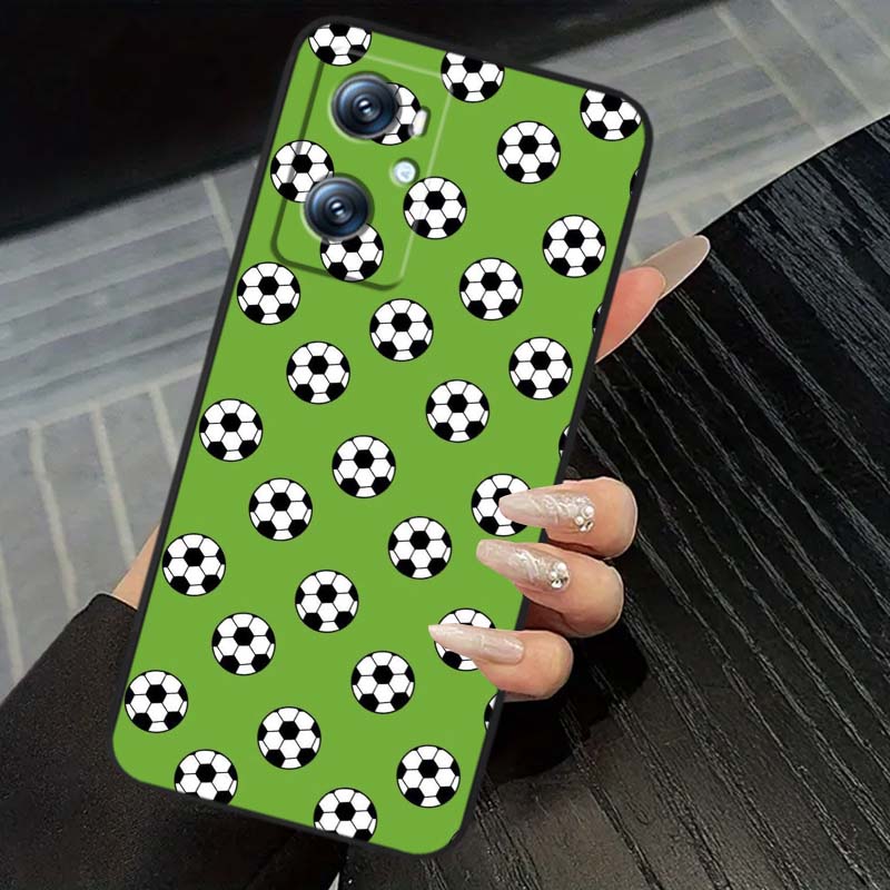 

Anime Football Design For OPPO Reno 5 6 7 A96 A40 A58 Realme GT A74 A78 Neo2 A74 A78 Find X5 X3 X7 X8 Black Phone Case OPPO A78 5G