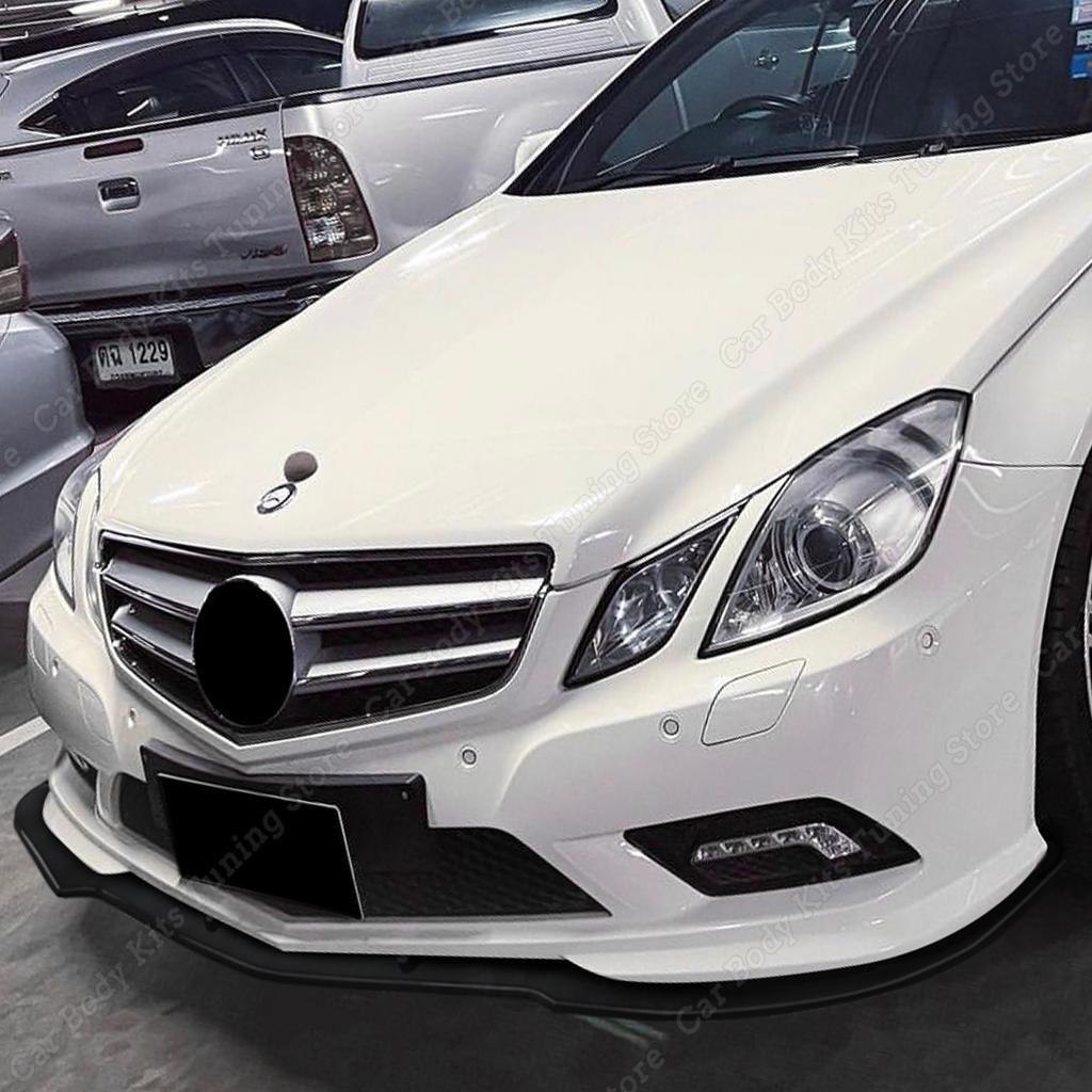 Διαχωριστές Μπροστινού Προφυλακτήρα Body Kit Διαχύτης Αεροτομή Για Mercedes Benz E-Class Coupe C207 AMG e350 e250 e500 Pre-facelift 2009-2012
