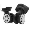 1pair Luggage Wheel Spare Part Black 360 Degree Trunk Wheels Universal Suitcase Castor for Trolley Luggage