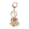 Skull Keychain Death   Flower Skull Car Keychain with Key Rings Hook Cool Keychain for Car Pendant Handbag Decor