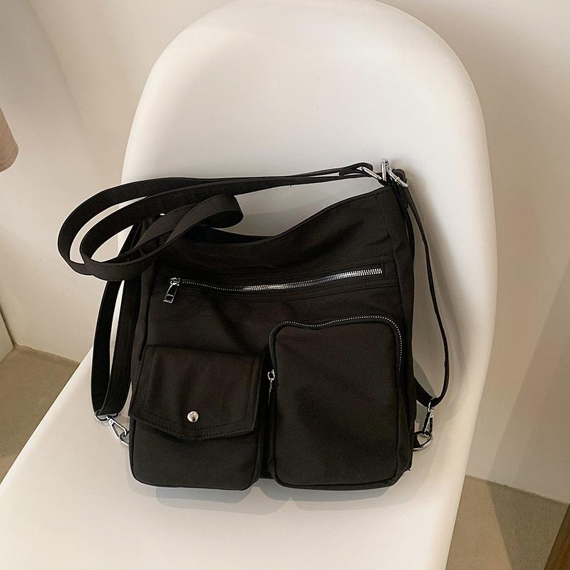 Large Capaci Nyl Women's Tote Bag Autumn Winter Versatile Multiple Pockets Single Outdoor Crossbody Bag Fashi Commuter Bags