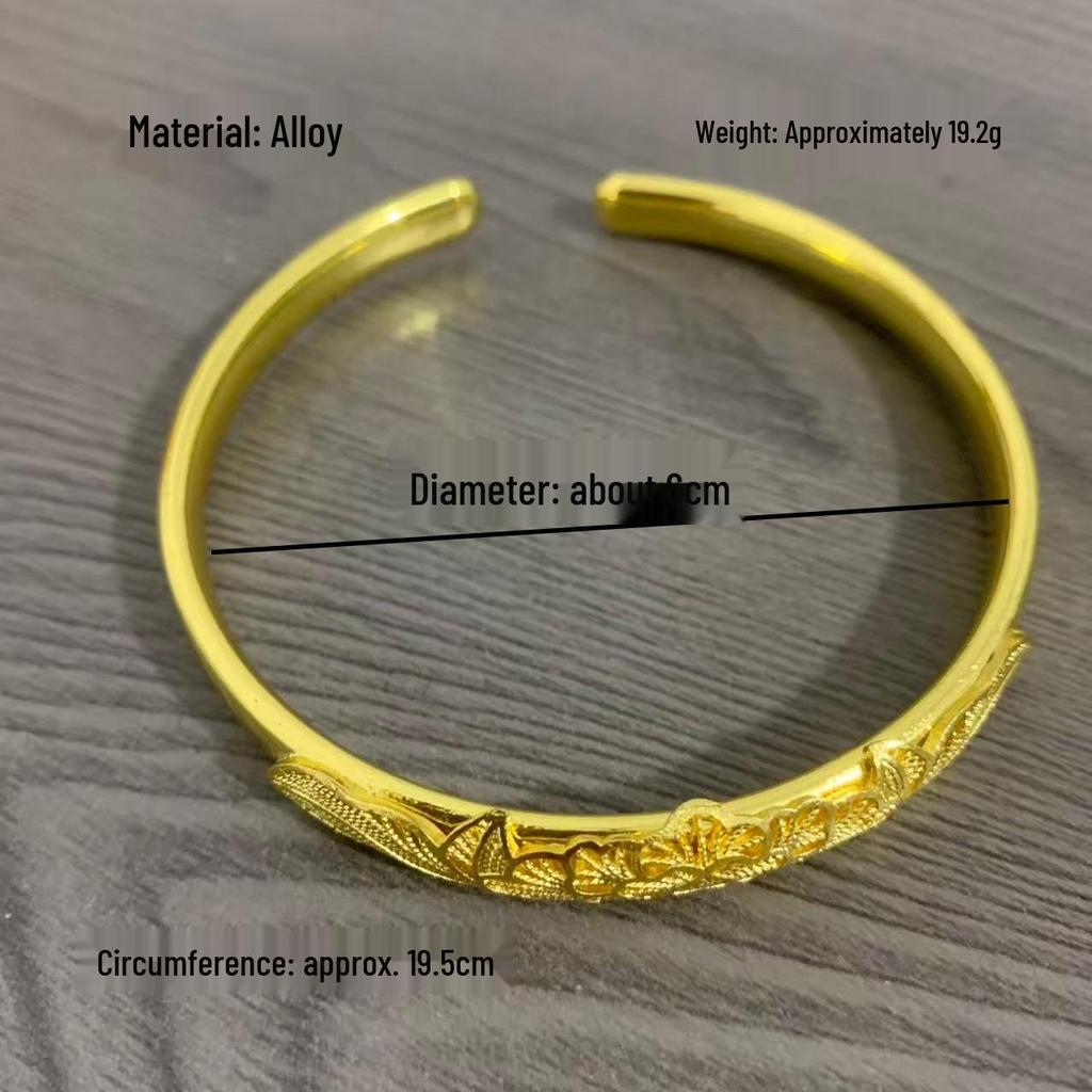 Adjustable Ethnic Bracelet with Dragon, Phoenix, and Lotus Design
