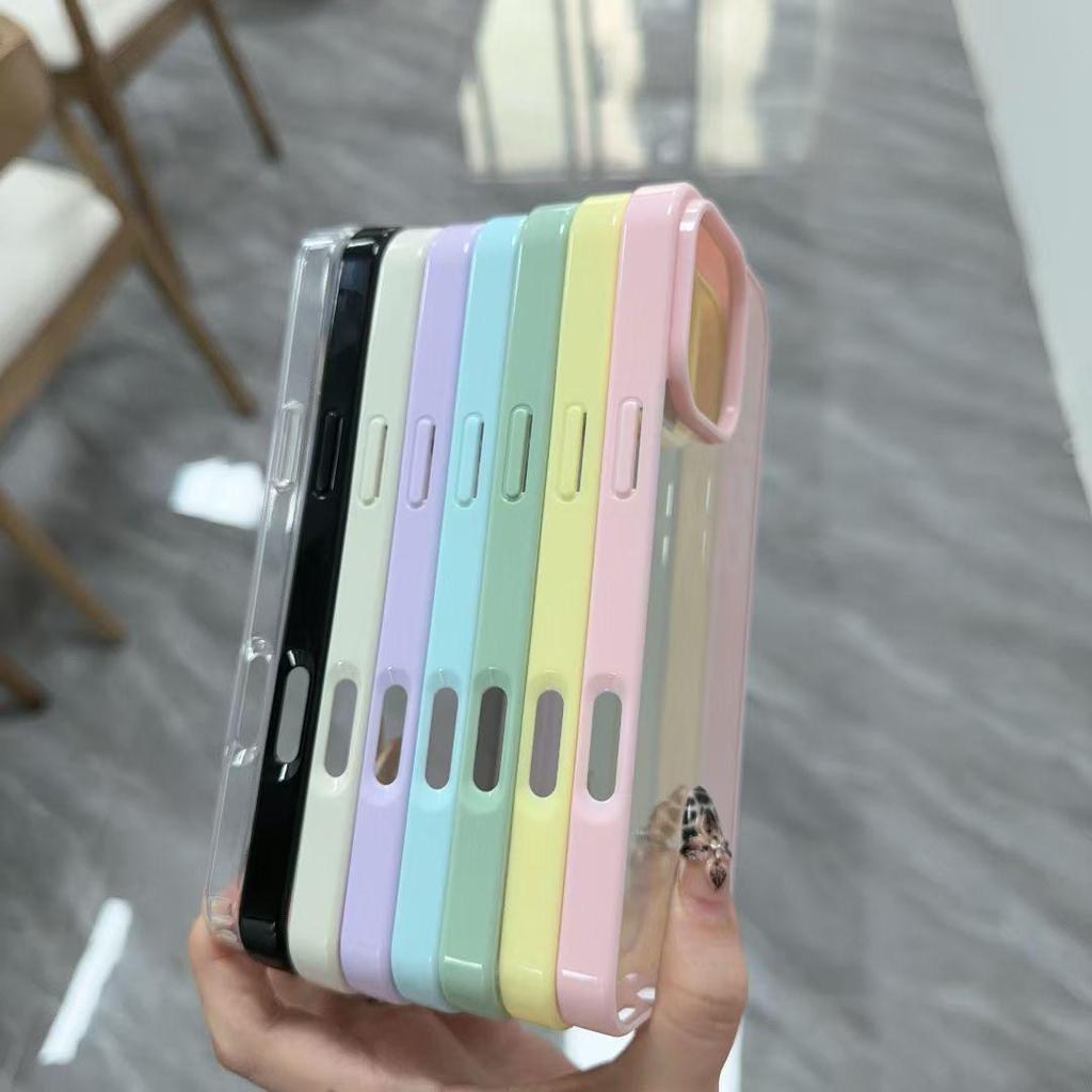 Cream Glue Candy Color Phone Case for Apple 17 Pro Max/16-13 Pro