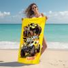 Personalized Monster Truck Adventure Night Beach Towel Microfiber Beach Towel Thin Absorbent for Beach Swimming Yoga Bath Sports. 0910338