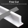 Striscia Silicone Flessibile per Bagno Trattenuta Acqua Barriera Acqua Doccia Separazione Bagnato Asciutto per Cucina Toilette Box Doccia Accessori Bagno Casa