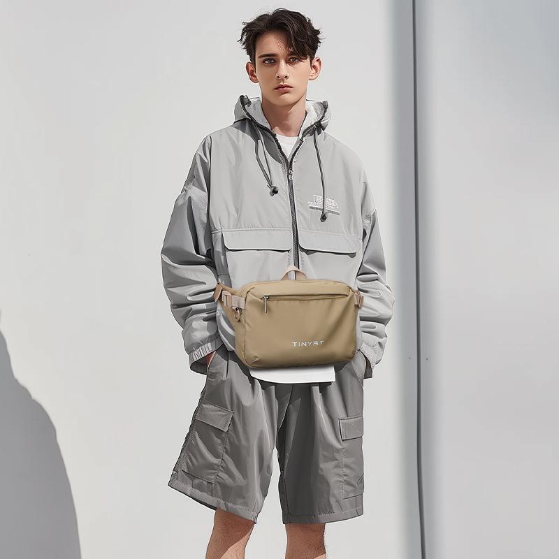 Crossbody Bag Female Breast Bag Small Bag Crossbody Bag Motorcycle Trend Male Shoulder Bag Casual Sports Fanny Pack