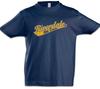R High School Kids Boys T-Shirt Riverdale Symbol Logo Archie School Navy-