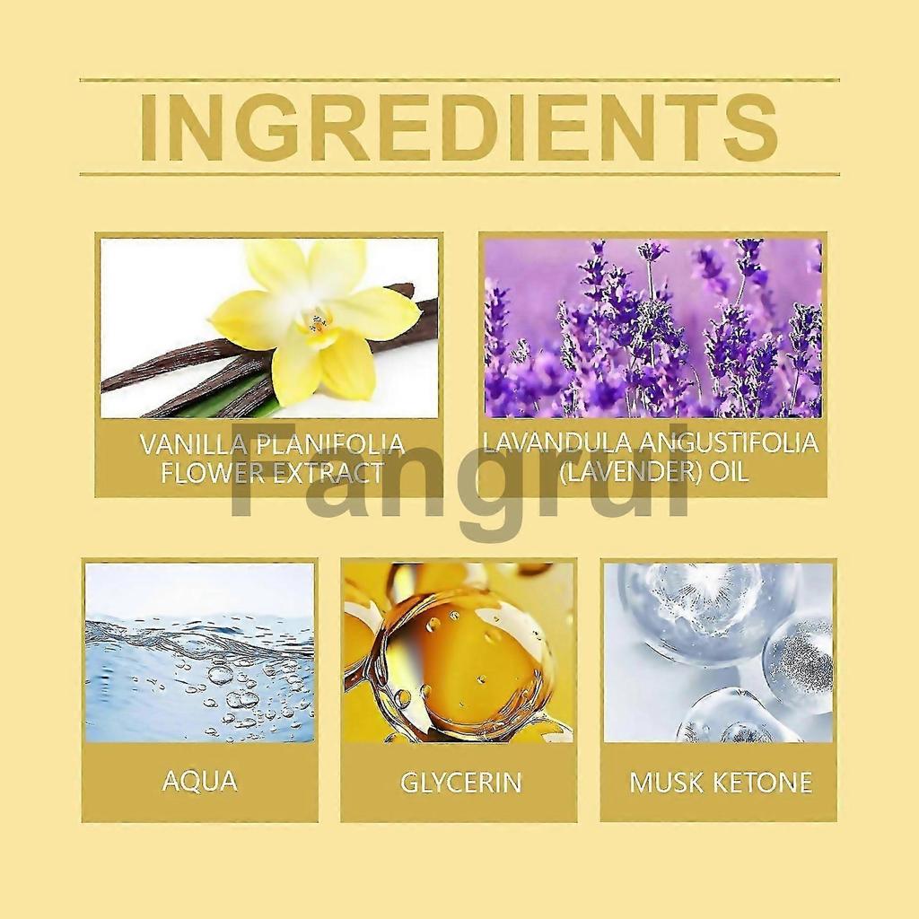 For Mens Longlasting Vanilla Lavender Body Spray Fresh Nourishing Confidence Boost
