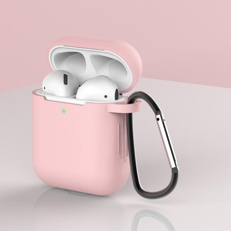 Silicone Protective Cover for Apple AirPods 1/2 - Universal Wireless Earphone Case