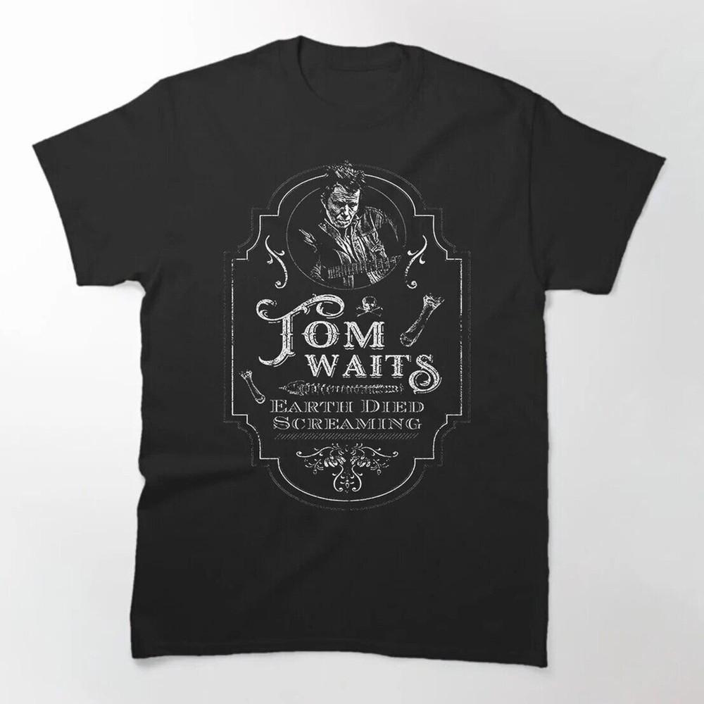 Tom Waits Vintage T shirt Short Sleeve Men S5XL TShirt Unisex T-Shirt XXL