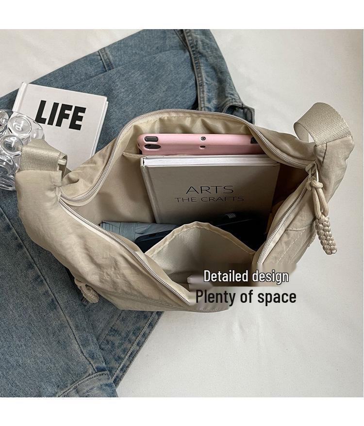 Japanese Style Large Capacity Nylon Crossbody Bag - Unisex Travel Duffle Bag