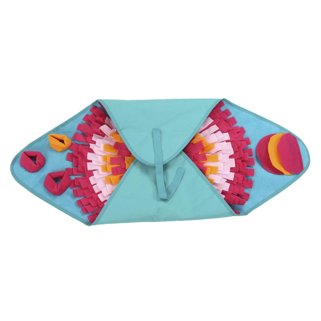 Haustier Schnüffelmatte Hunde Schnüffeltraining Decke Fördert Natürliche Futtersuchfähigkeiten für Indoor-Outdoor-Aktivitäten