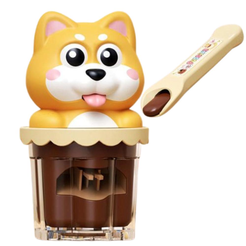 

Food Feeding Talking Pudding Dog Toy Simulation Play House Toys Children s Toy коричневый