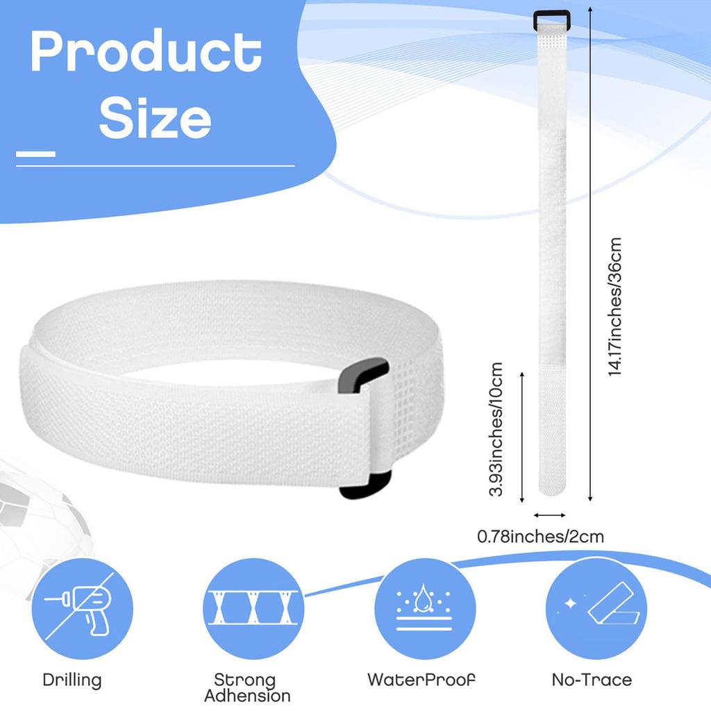 Soccer Goal Net Strap Soccer Attachment Goal Net Fixing Strap for Holding Soccer Net to Goal Posts for Soccer Training