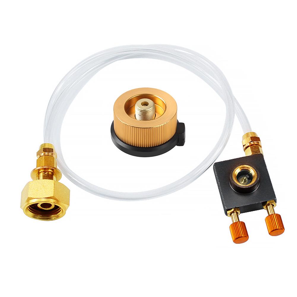 Camping & Hiking Gas Can Adapter: Card-Type Flat Can Inflation Connector