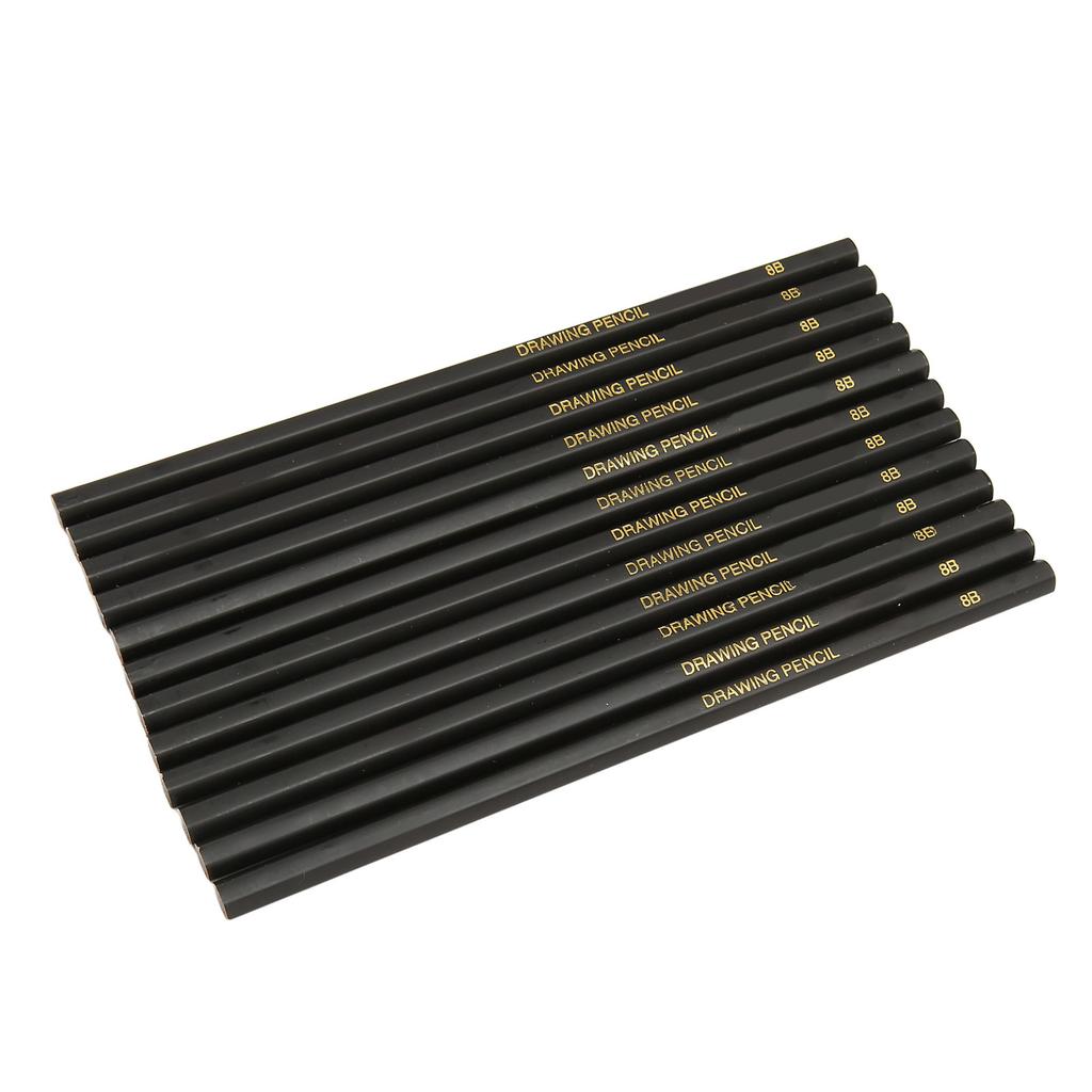 24Pcs Sketch Pencils Graphite Hexagonal Barrel Break Resistant Multi Purpose Drawing Pencils for Student Beginner Artist