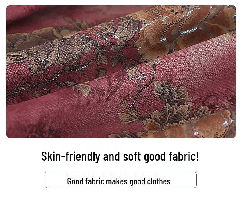 Spring & Autumn Long-Sleeved Top for Grandma, Perfect for 60-70-Year-Old Women