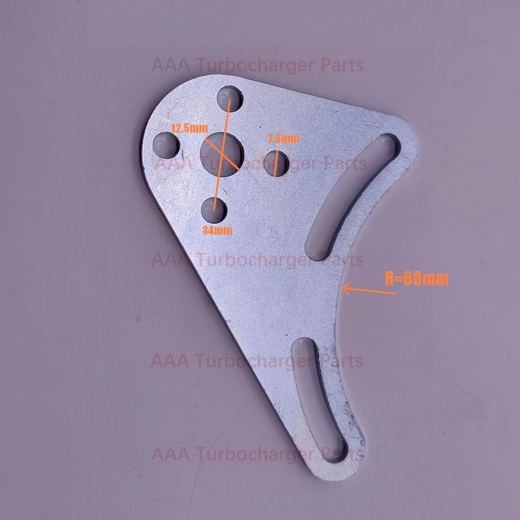 Fe7H-34 Universal Turbo Actuator Bracket suit 34mm adjustable position Multi hole installation bracket AAA Turbocharger Parts