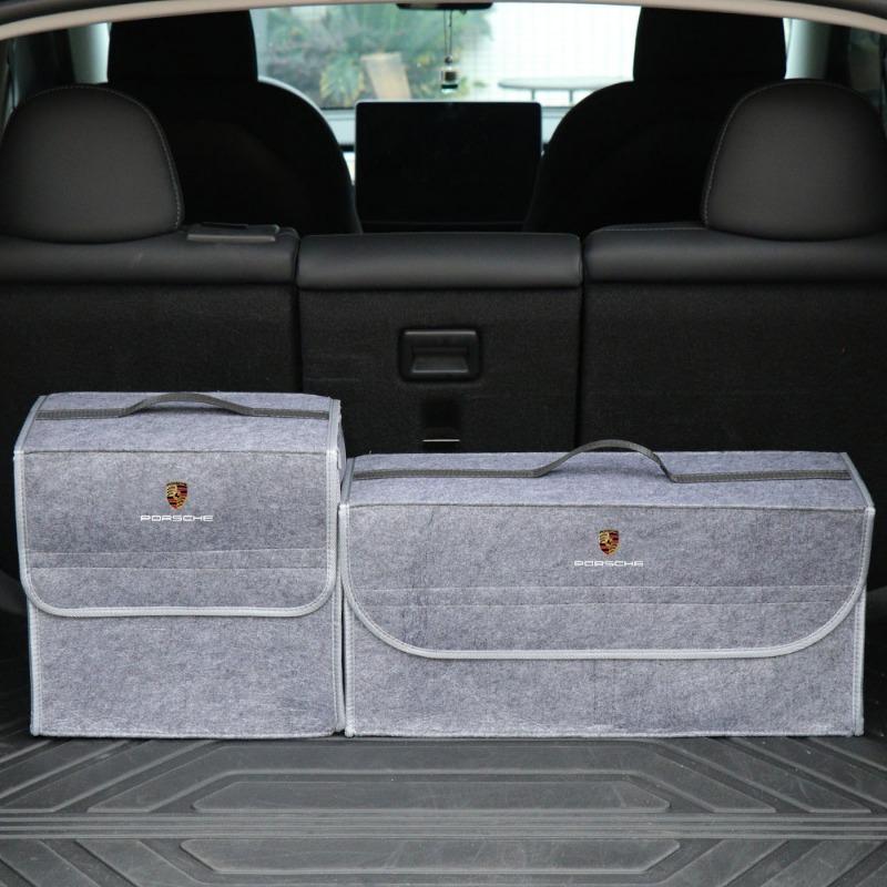 Car Trunk Large Capacity Sundries Storage Box Organizer Bag Tool Case For Porsche Boxster Cayenne Panamera Macan Cayman 911 918 996 917 991