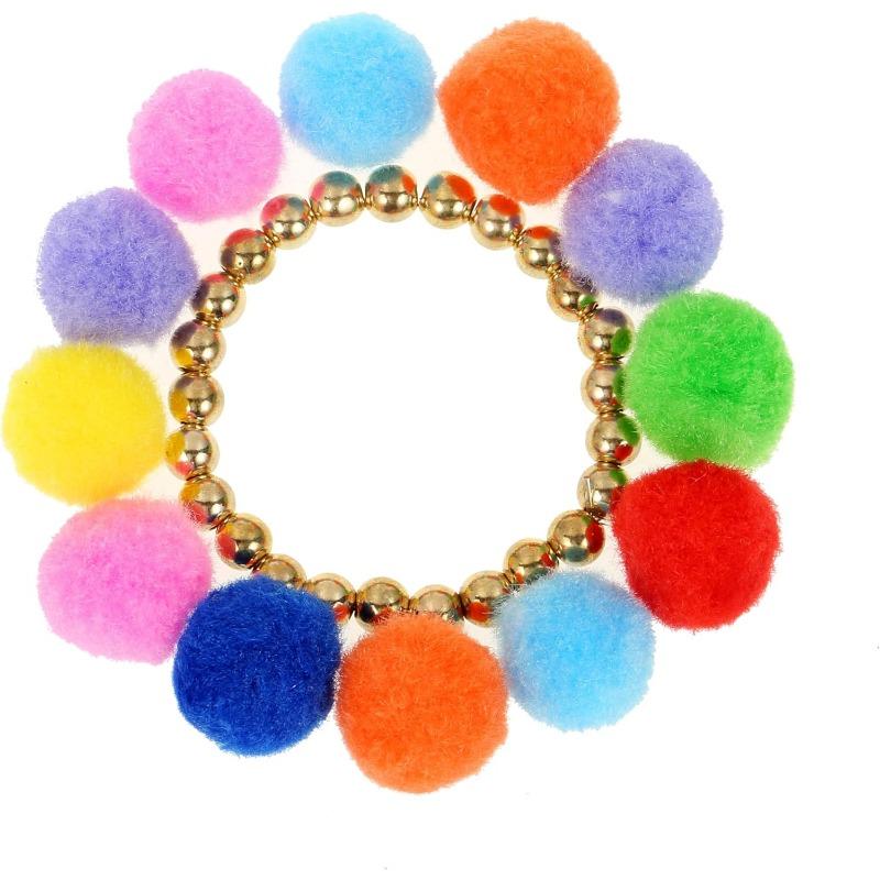 1 Zoll Gemischte Pompons mit Augen Mehrfarbig Bastel Pom Pom Bälle für Kinder