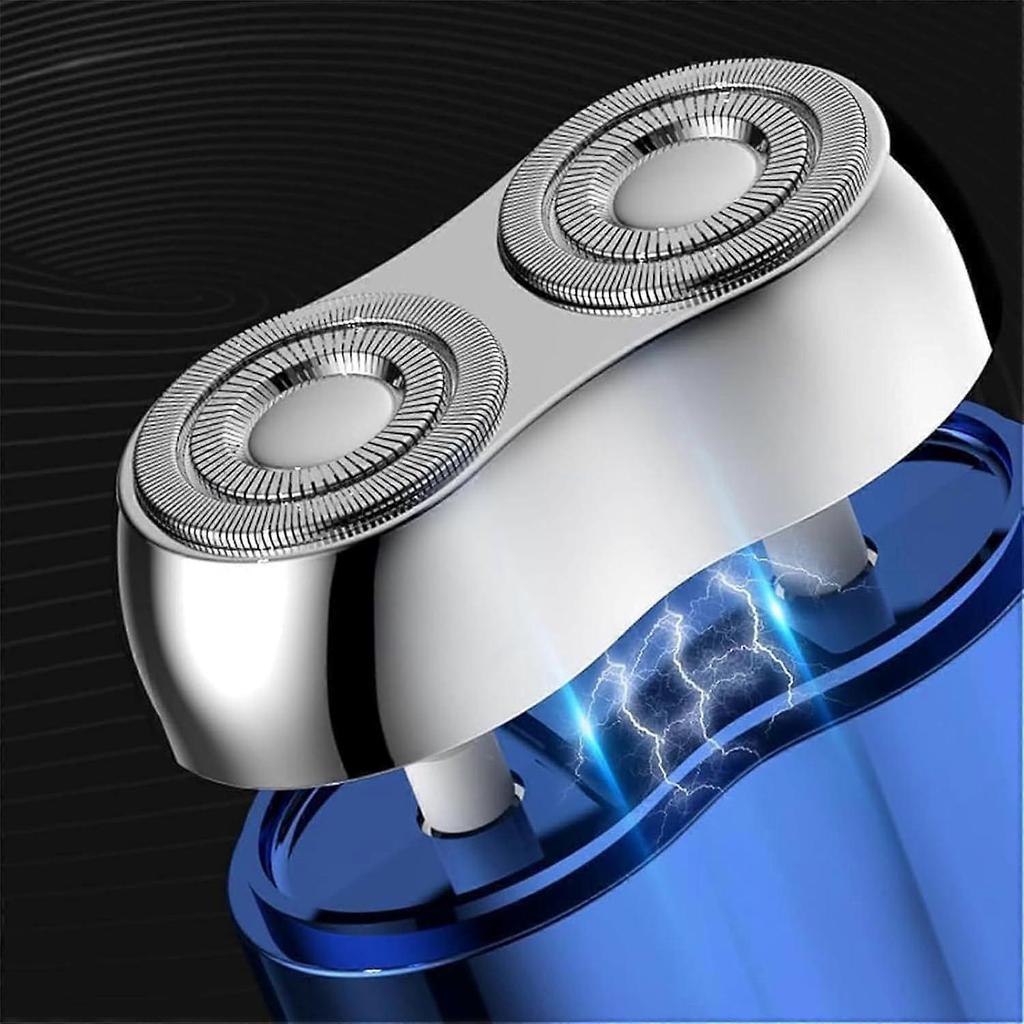 2026 Latest Model Mini Dual-Head Electric Shaver, 2026 New Upgrade Pocket Shaver USB Mini Shavers for Men, Washable Double Head Razor, Rec