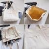 Large Capacity Canvas Tote Bags for Work Commuting Carrying Bag College Style Student Outfit Book Shoulder Bag