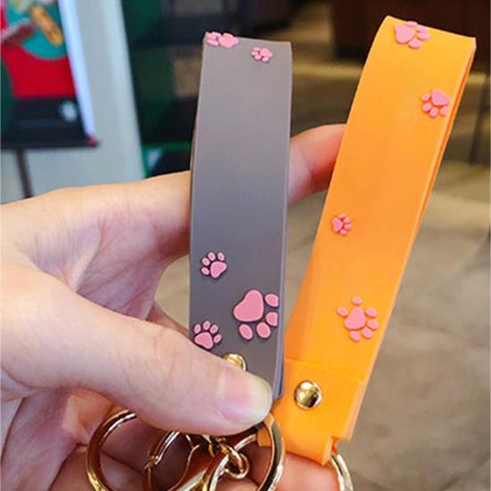 Pisici din desene animate moale premium Decor unic cuplu de breloc durabil