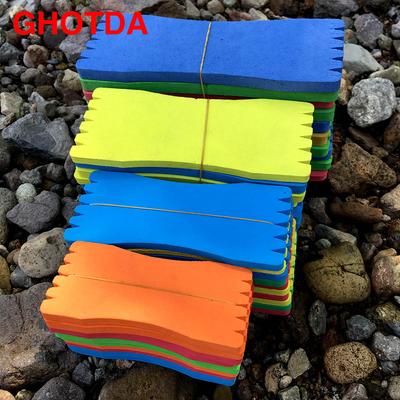 Winding Board 8cm-17cm 10PCS Fishing Hook Wire Strand EVA Foam Plate Storage Wrap Line Holders Tackle Accessories Pesca