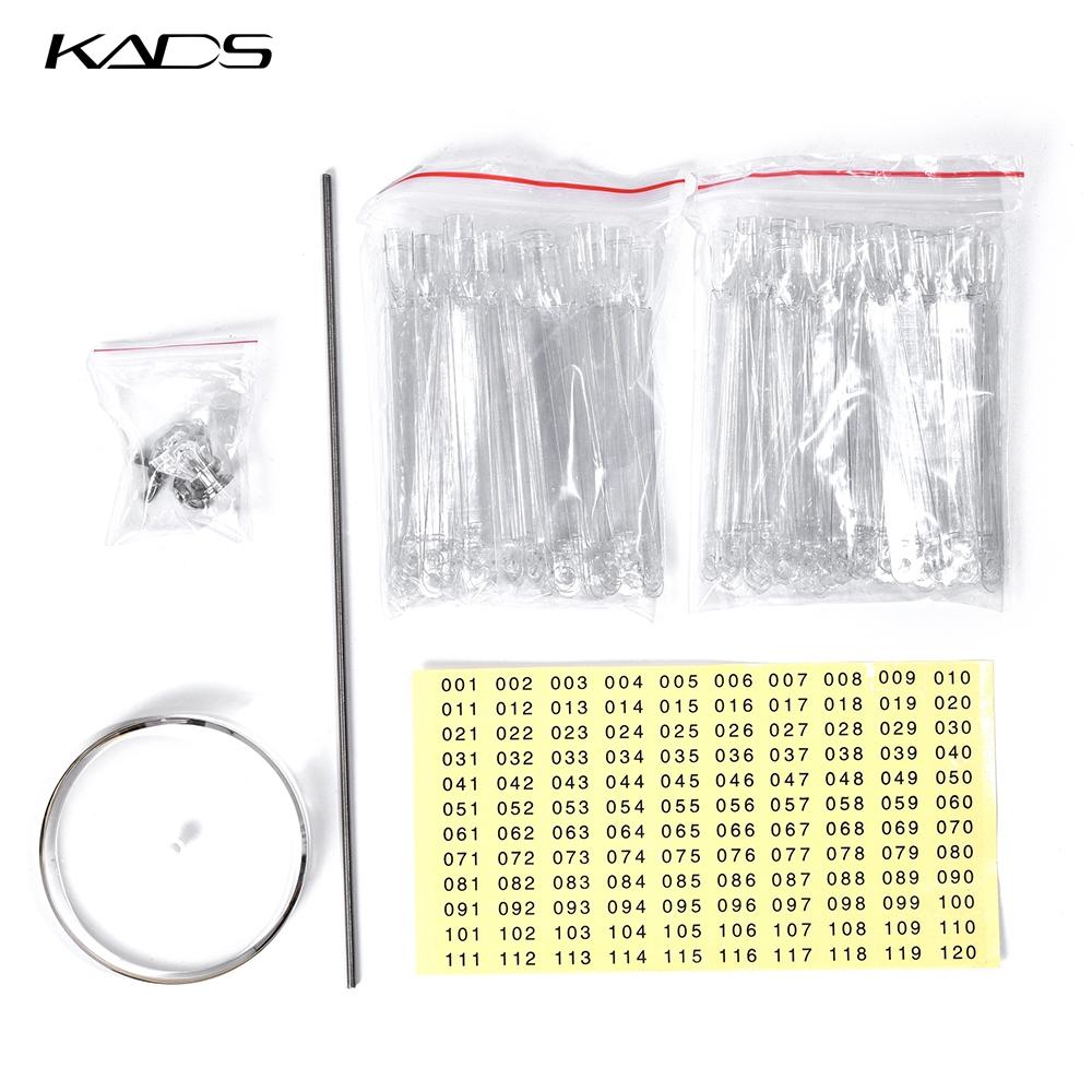 kads 120pcs Nail Color Display Chart Color Organizer Clear Nature Acrylic UV Gel Polish Display Stand Tools