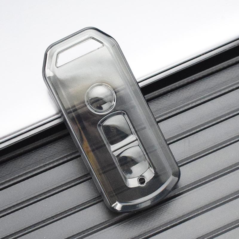 

Auto Key Case Cover For Honda ADV 150 X-ADV SH150i SH300 150 PCX 125 SH 125 Forza 350 250 750 Keychain Shell Fob Bag Holder прозрачный черный