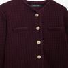 Kaslead New Arrival Women's Clothing Fashion Style Fashion Texture Sense Knitting Short Cardigan 1214993