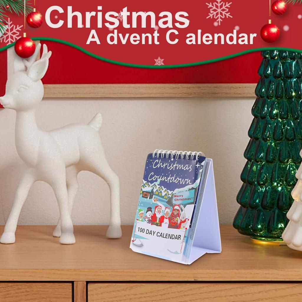 100 Days Countdown Desk Calendar Stylish Holiday Decorative Countdown Calendar For Children Adults