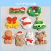 Christmas-themed Resin Accessories For Diy Phone Cases Hair Accessories And More