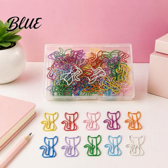 School Supplies for Kids 50PCS Cute Decorative Paper Clips Colorful Assorted Shapes Metal Bookmark Clips Journaling File Organizer Office And Novelty
